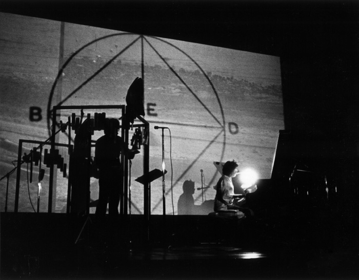 'Euclid's 13th Theorem', Robson Square Theatre, Vancouver 1979, photo Taki Bluesinger